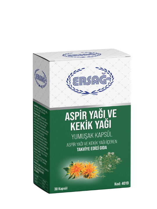ASPİR YAĞI VE KEKİK YAĞI KAPSÜL